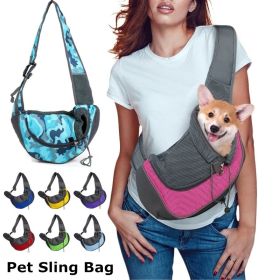 Pet Puppy Carrier S/L Outdoor Travel Dog Shoulder Bag Mesh Oxford Single Comfort Sling Handbag Tote Pouch (Color: yellow, size: S)
